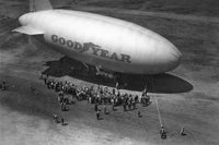Goodyear Blimp Vintage Photograph Fine Art Print by Granger Collection