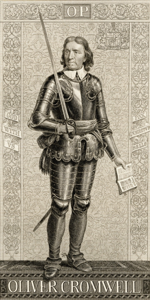 Oliver Cromwell Fine Art Print by Hilary Jane Morgan
