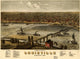 Louisville, Kentucky 1876 Fine Art Print | Vintage Poster