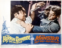 The Manster Movie Poster Print - Tetsu Nakamura & Peter Dyneley (1962)