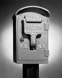 Close-Up Fire Alarm Fine Art Print - Multiple Sizes Available