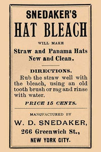 Vintage Cleaner Bottle Label Poster Print - Unknown Artist