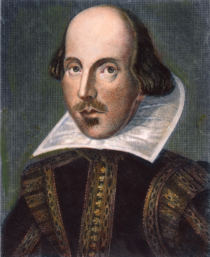 William Shakespeare Line Engraving Fine Art Print - 18th Century