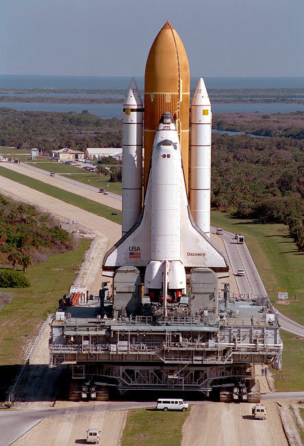 Space Shuttle Discovery Fine Art Print by Stocktrek Images