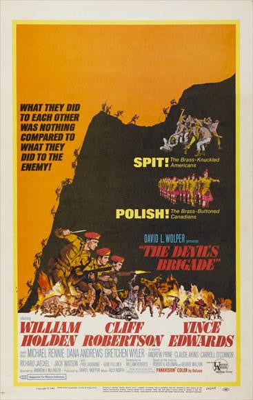 The Devil's Brigade Movie Poster - 11 x 17 Print