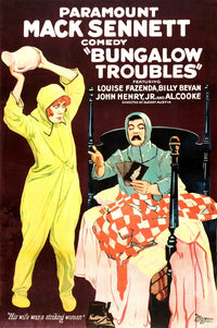 Bungalow Troubles Movie Poster Fine Art Print - 1920 Classic