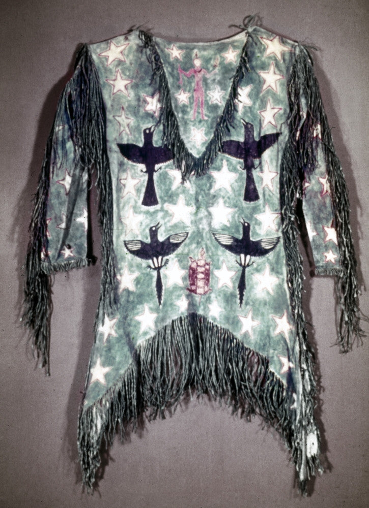 Pawnee Ghost Dance Buckskin Shirt Fine Art Print by Granger Collection