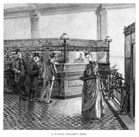 19th Century Banking Steel Engraving Poster Print by Granger Collection