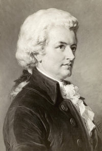 Wolfgang Amadeus Mozart Oil Painting Poster Print by Carl J. Ger