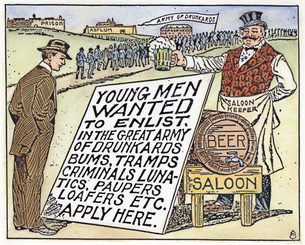 Temeprance Card Fine Art Print - 'Recruited From Our Homes' by Granger Collection