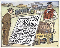 Temeprance Card Fine Art Print - 'Recruited From Our Homes' by Granger Collection