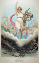 From Darkness to Light: Atlanta Exposition Allegorical Lithograph by Grant Hamilton, 1895