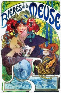 Beer Advertising Poster by Alphonse Mucha (C1897) | Granger Collection