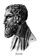 Zeno of Elea Greek Philosopher Fine Art Print - Line Engraving