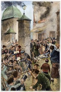 Vienna Uprising 1848 Fine Art Print by Granger Collection
