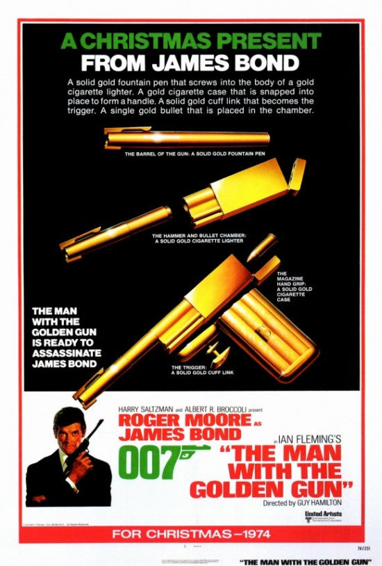 The Man with the Golden Gun Movie Poster Print - 27x40