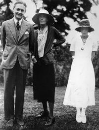 T.S. Eliot with Virginia Woolf and Vivienne Eliot Poster Print