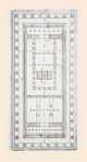 Floor Plan of the Parthenon - Athenian Acropolis Art Print by Ken Welsh