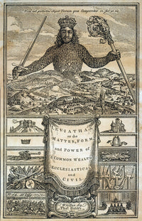 Hobbes: Leviathan Engraved Frontispiece Fine Art Print