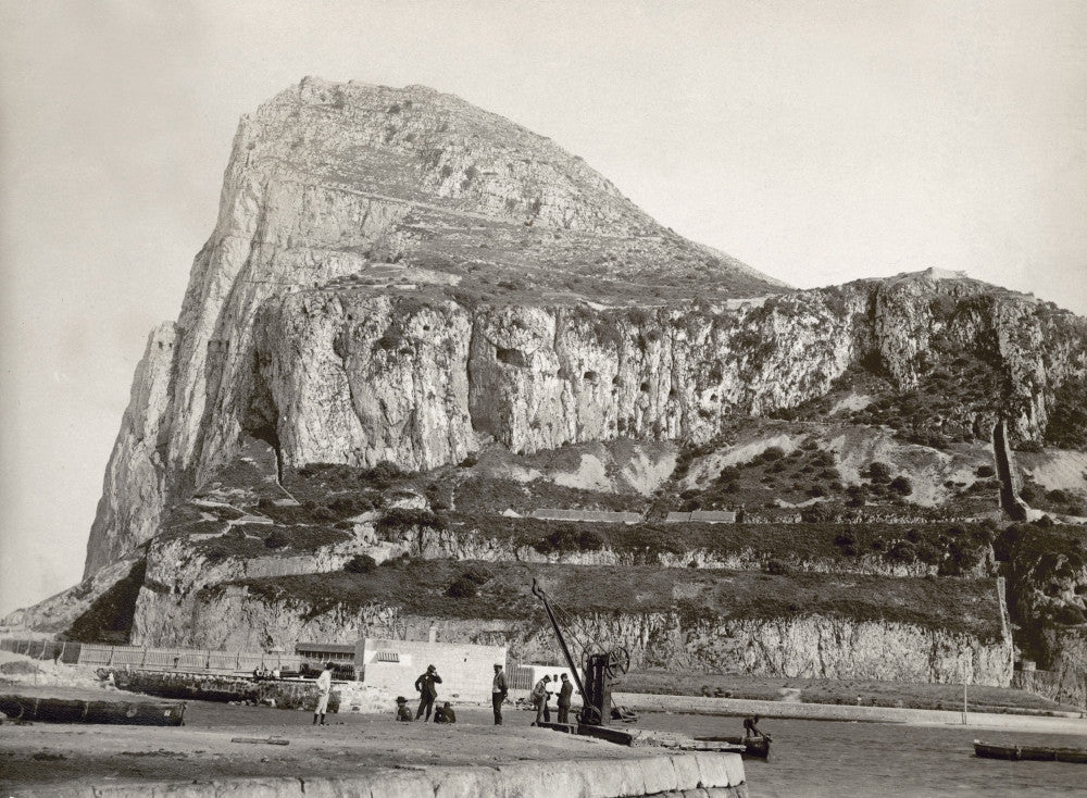 Rock of Gibraltar Late 19th Century Photograph Print by Granger Collection