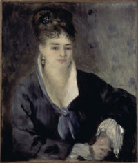 Lady in Black Fine Art Print by Pierre Auguste Renoir