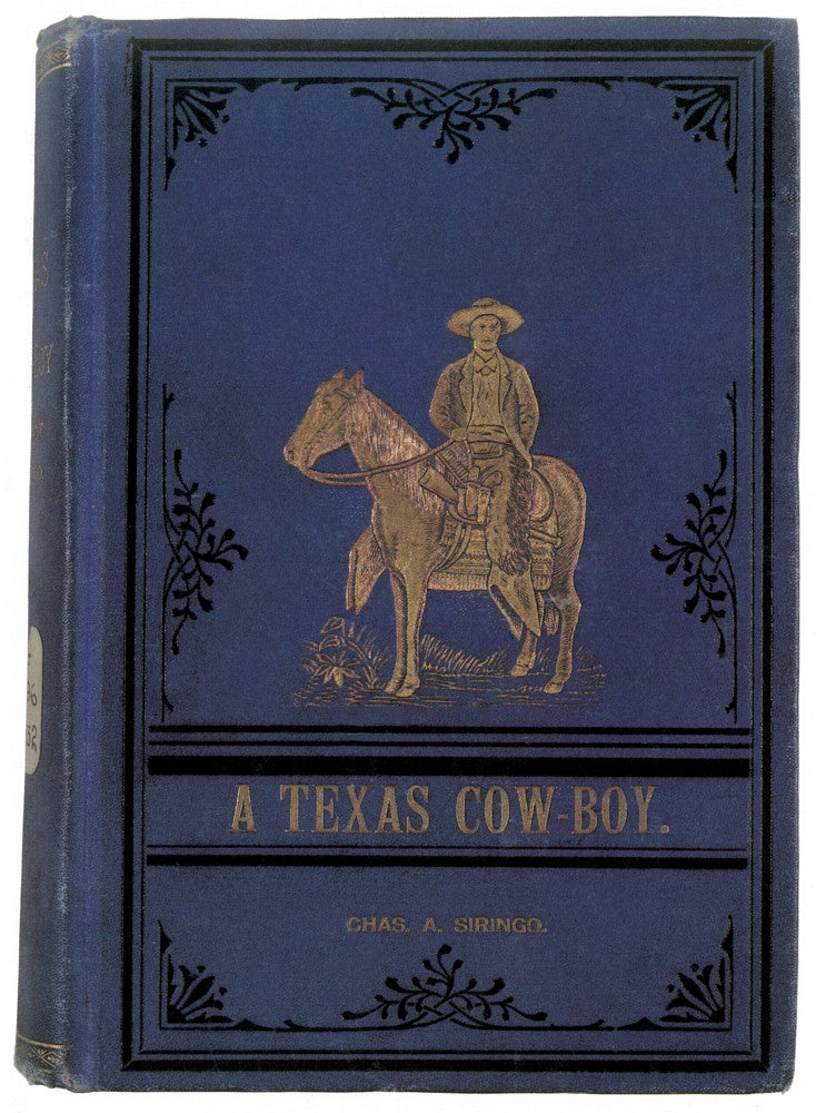 Siringo: A Texas Cow-Boy Book Cover Fine Art Print, 1886