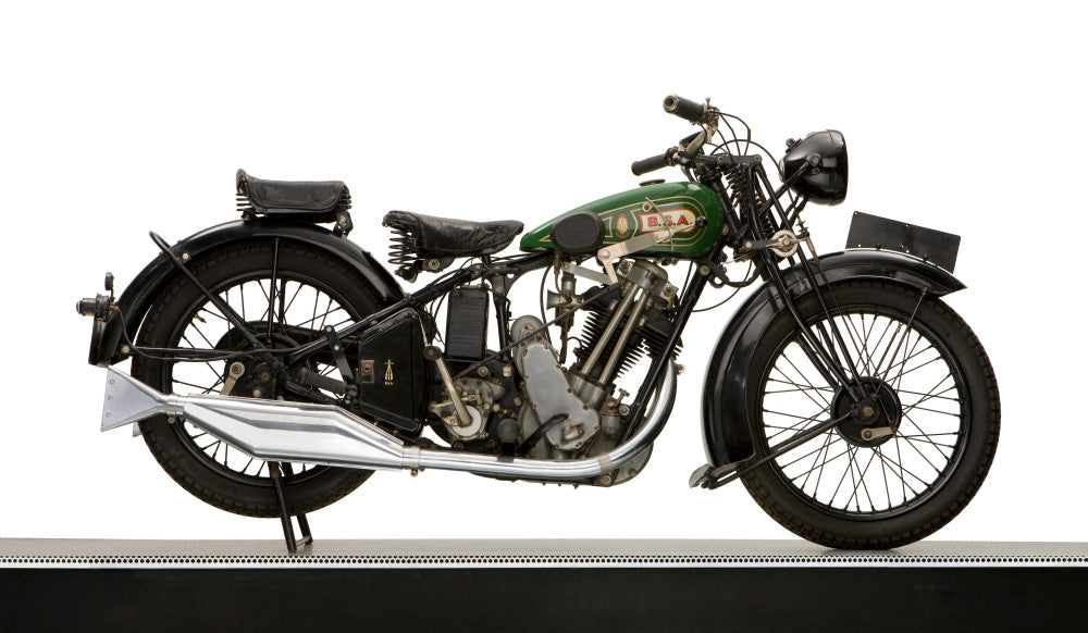 1929 BSA Sloper 500cc Motorcycle Fine Art Print