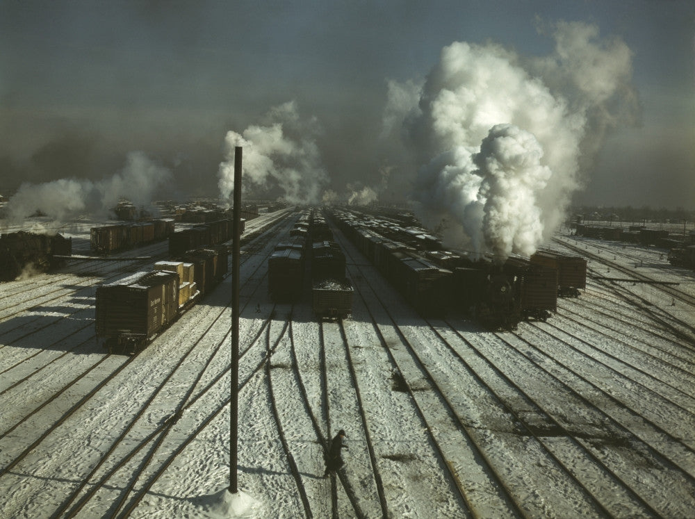 Chicago and Northwestern Railroad Proviso Yard Poster Print by Stocktrek Images