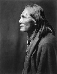 Apache Man Fine Art Print by Edward Curtis - 1906 Photography