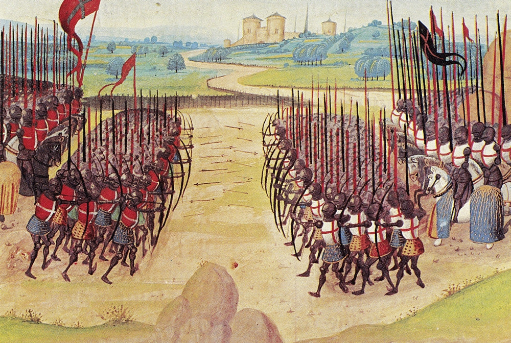 Battle of Agincourt 1415 Fine Art Print by Granger Collection