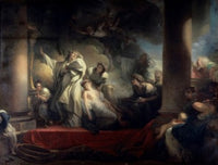 The High Priest Coresus Sacrifices Himself to Save Callirhoe Fine Art Print by Jean Honor Fragonard