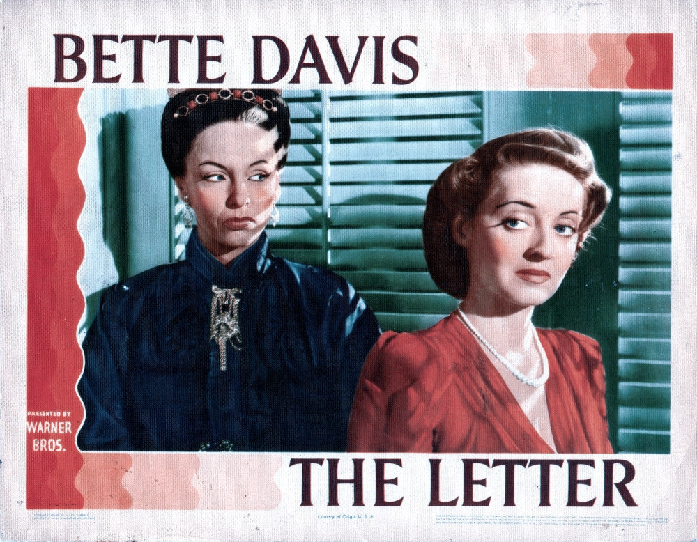 The Letter Fine Art Print - Bette Davis & Gale Sondergaard (1940)