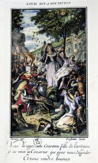 Marie-Olympe De Gouges Presenting Her Declaration Fine Art Print