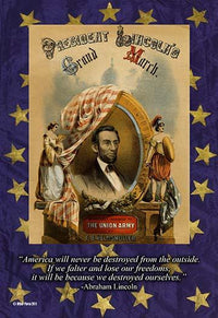 America Will Never Be Destroyed Fine Art Print by Wilbur Pierce
