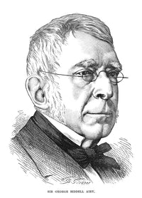 Sir George Biddell Airy Wood Engraving Poster Print by Granger Collection