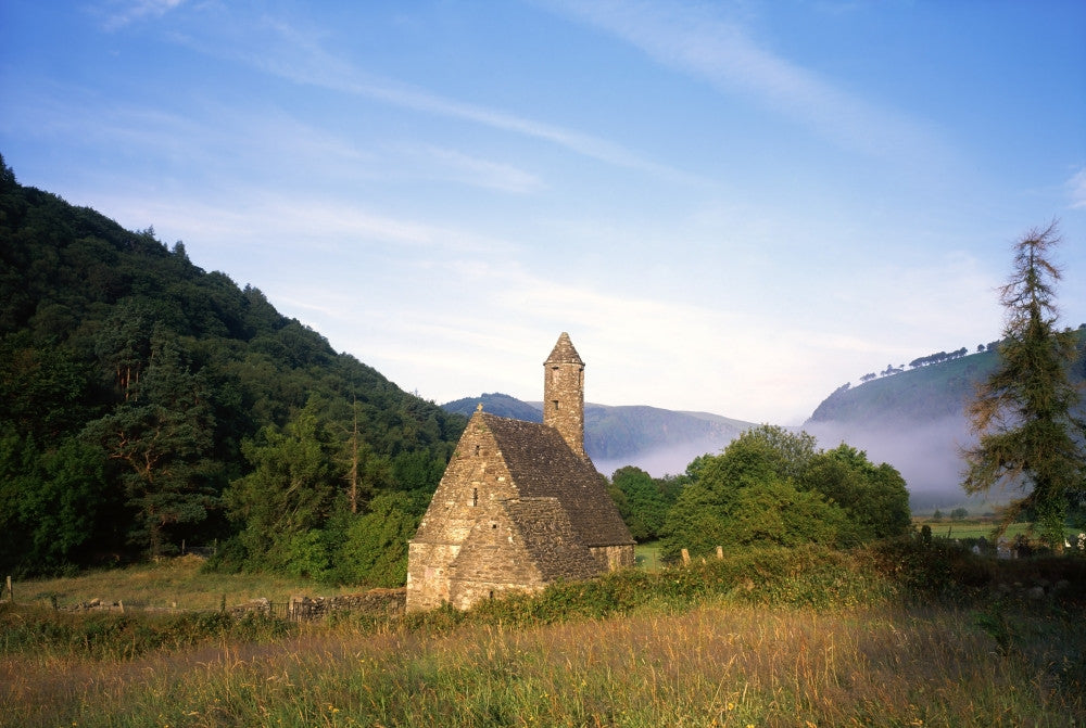 St. Kevin's Chapel Fine Art Print - Glendalough, Ireland by The Irish Image Collection