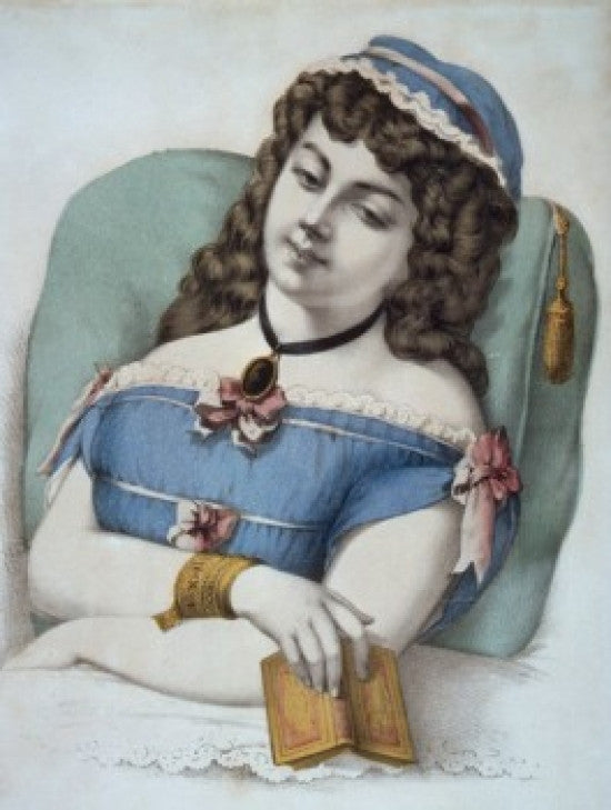 Beautiful Dreamer Currier and Ives Lithograph - Fine Art Print