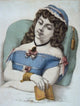 Beautiful Dreamer Currier and Ives Lithograph - Fine Art Print