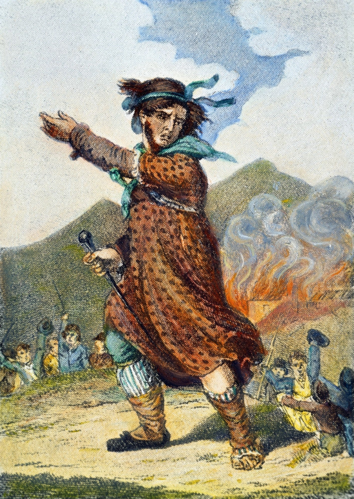 Ned Ludd Fine Art Print - 18th Century English Cartoon | Posterazzi