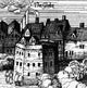 Globe Theatre Fine Art Print - Historic View of London, 1616