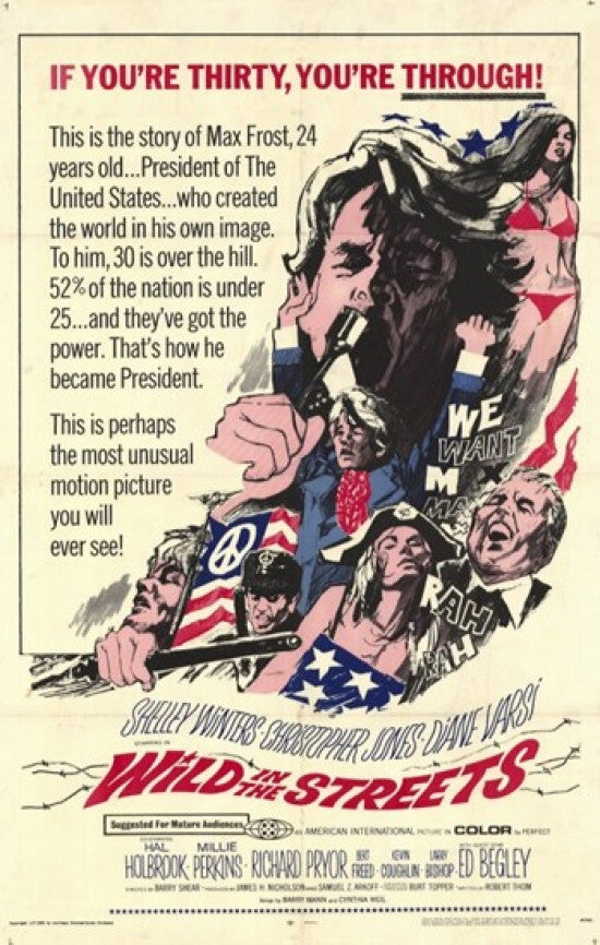Wild in the Streets Movie Poster (11x17) - Pop Culture Graphics