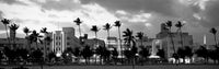 Buildings Lit Up At Dusk Fine Art Print - Ocean Drive, Miami Beach