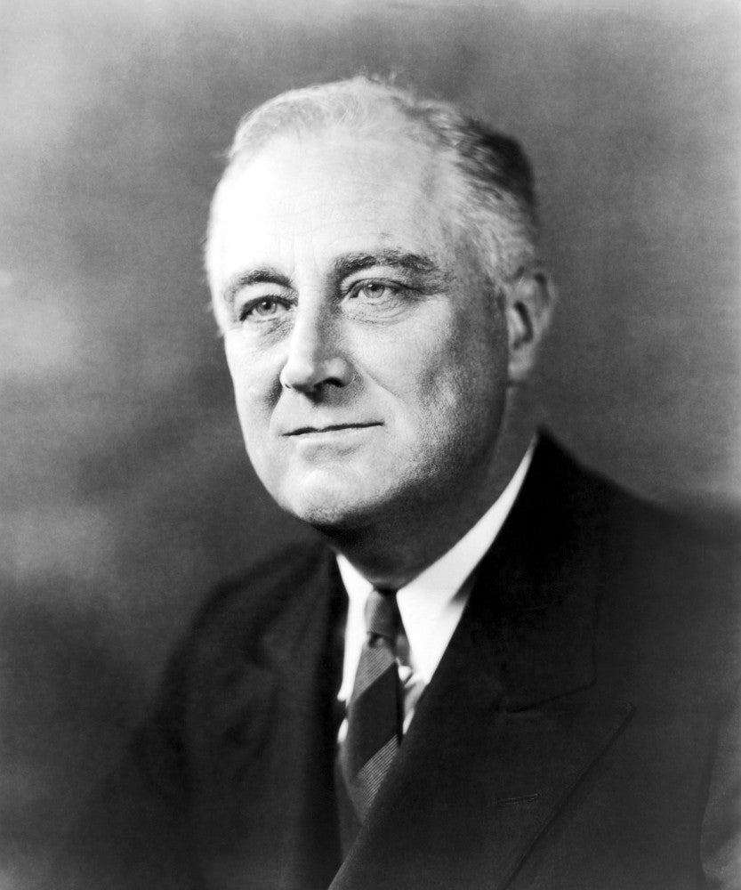 Franklin D. Roosevelt Historical Poster Print by Granger Collection