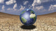 Surreal Desert Globe Fine Art Print by Bruce Rolff