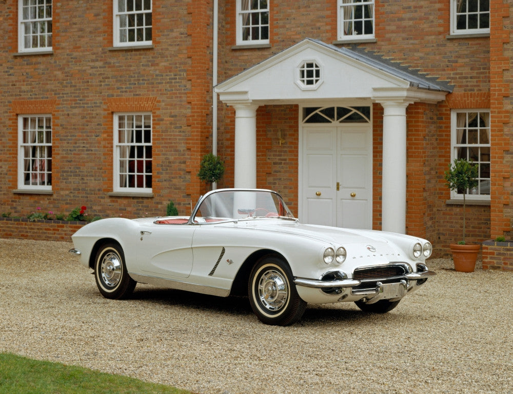 1962 Chevrolet Corvette V8 Convertible Roadster Fine Art Print
