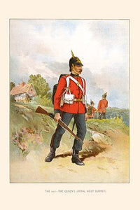 Queen's 2nd Royal Surrey Fine Art Print by Walter Richards