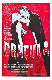 Dracula Movie Poster Fine Art Print - Bela Lugosi Re-Release 1931