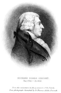 Richard Spaight American Statesman Etching by Albert Rosenthal - Fine Art Print