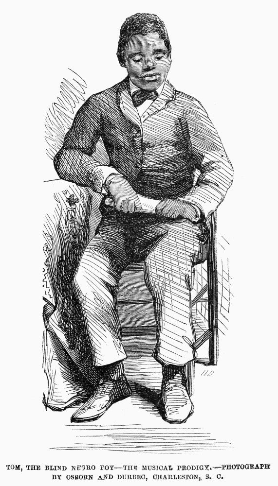 Blind Tom Wiggins - African American Musical Prodigy Fine Art Print