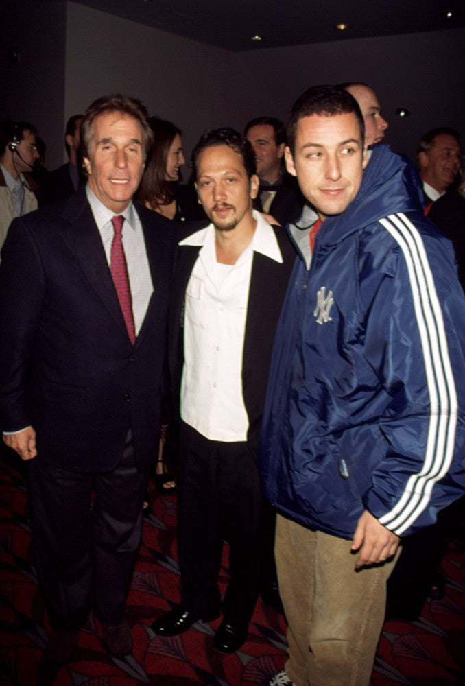 Henry Winkler, Rob Schneider, Adam Sandler Waterboy Premiere Photo Print